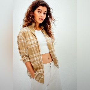 Gap Flannel Big Shirt NWT